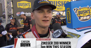 Promo Image for Interview: Carson Brown analyzes his dominant victory at Bristol